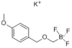 (4-甲氧基)苄氧基甲基三氟硼酸钾结构式_1027642-26-7结构式