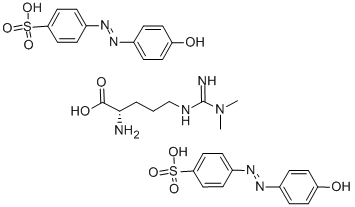 Ng,ng’-dimethy-l-arginine di(p-hydroxyazobenzene-p’-sulfonate) salt Structure,102783-24-4Structure
