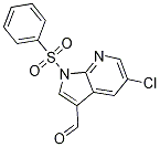 1H-Pyrrolo[2,3-b]pyridine-3-carboxaldehyde, 5-chloro-1-(phenylsulfonyl)- Structure,1029052-72-9Structure