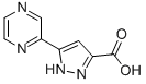 5-Pyrazin-2-yl-1H-pyrazole-3-carboxylic acid Structure,1029108-75-5Structure