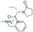 (S)-alpha-ethyl-2-oxo-pyrrolidine acetic acid. r-methyl-benzylamine salt Structure,102916-46-1Structure