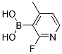 2-Fluoro-4-methylpyridine-3-boronic acid Structure,1029654-30-5Structure