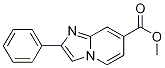 2-苯基-咪唑并[1,2-a]吡啶-7-羧酸甲酯结构式_1030-33-7结构式
