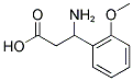 DL-3-氨基-3-(2-甲氧基苯基)丙酸结构式_103095-63-2结构式