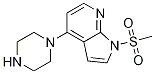1H-Pyrrolo[2,3-b]pyridine, 1-(methylsulfonyl)-4-(1-piperazinyl)- Structure,1031481-90-9Structure