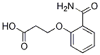 3-(2-氨基甲酰苯氧基)丙酸结构式_103204-34-8结构式