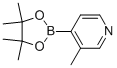 3-甲基-4-(4,4,5,5-四甲基-1,3,2-二氧硼烷)-吡啶结构式_1032358-00-1结构式