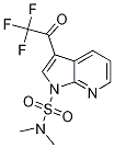 1H-Pyrrolo[2,3-b]pyridine-1-sulfonamide, N,N-dimethyl-3-(2,2,2-trifluoroacetyl)- Structure,1032649-94-7Structure