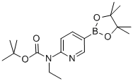 6-(叔丁基氧基羰基氨基) 吡啶-3-硼酸频那醇酯结构式_1032758-86-3结构式