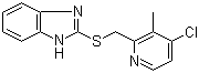 2-[(4-氯-3-甲基-2-吡啶甲基)硫代]-1H-苯并咪唑结构式_103312-62-5结构式