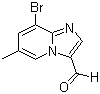 8-Bromo-6-methylimidazo[1,2-a]pyridine-3-carbaldehyde Structure,1033202-08-2Structure