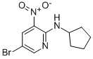 5-溴-2-环戊基氨基-3-硝基吡啶结构式_1033202-53-7结构式