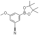 3-Cyano-5-methoxyphenylboronic acid, pinacol ester Structure,1035266-33-1Structure