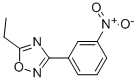 5-乙基-3-(3-硝基苯基)-1,2,4-噁二唑结构式_10364-69-9结构式