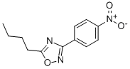 5-丁基-3-(4-硝基苯基)-1,2,4-噁二唑结构式_10364-70-2结构式