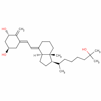 24-高-1,25-二羟基维他命d3结构式_103656-40-2结构式