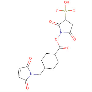 4-(N-马来酰亚胺甲基)环己烷-1-羧酸 3-硫-n-羟基琥珀酰胺酯结构式_103708-09-4结构式