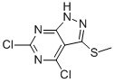 4,6-Dichloro-3-(methylthio)-1H-pyrazolo[3,4-d]pyrimidine Structure,1037479-36-9Structure