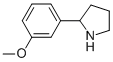 2-(3-Methoxyphenyl)pyrrolidine Structure,103861-77-4Structure