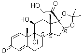 9-Chloro triamcinolone acetonide Structure,10392-74-2Structure