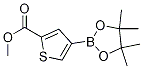 5-(4,4,5,5-四甲基-1,3,2-二噁硼烷-2-基)噻吩-3-羧酸甲酯结构式_1040281-86-4结构式