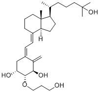 1α,25-dihydroxy-2β-(3-hydroxypropoxy)Vitamin D3 Structure,104121-92-8Structure