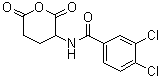 3,4-二氯-N-(2,6-二氧代-四氢-吡喃-3-基)-苯甲酰胺结构式_104252-86-0结构式