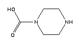 1-哌嗪羧酸结构式_10430-90-7结构式