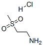 2-(甲砜基)乙胺盐酸盐结构式_104458-24-4结构式