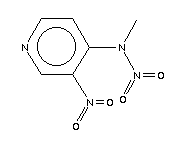 (9ci)-n-甲基-n,3-二硝基-4-吡啶胺结构式_104503-82-4结构式