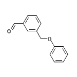 3-(苯氧基甲基)苯甲醛结构式_104508-27-2结构式