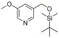 3-((Tert-butyldimethylsilyloxy)methyl)-5-methoxypyridine Structure,1045855-62-6Structure