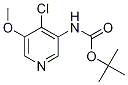 Tert-butyl 4-chloro-5-methoxypyridin-3-ylcarbamate Structure,1045858-17-0Structure