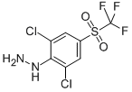 2,6-Dichloro-4-(trifluoromethylsulfonyl)phenylhydrazine Structure,104614-74-6Structure