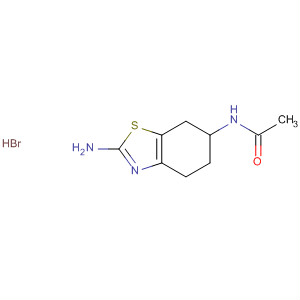 N-(2-氨基-4,5,6,7-四氢苯并[d]噻唑-6-基)乙酰胺氢溴酸结构式_104617-50-7结构式