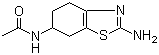 6-乙酰胺基-2-氨基-4,5,6,7-四氢苯并噻唑结构式_104617-51-8结构式