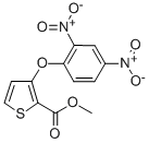 3-(2,4-二硝基苯氧基)-2-噻吩羧酸甲酯结构式_104636-76-2结构式