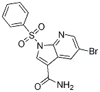 1H-Pyrrolo[2,3-b]pyridine-3-carboxamide, 5-bromo-1-(phenylsulfonyl)- Structure,1046793-69-4Structure