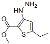 2-Thiophenecarboxylicacid,5-ethyl-3-hydrazino-,methylester(9ci) Structure,104680-37-7Structure