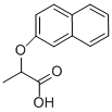 2-(2-萘氧基)丙酸结构式_10470-82-3结构式