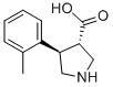 (3S,4R)-4-o-tolylpyrrolidine-3-carboxylic acid Structure,1047651-73-9Structure