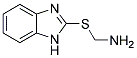 Methanamine, 1-(1h-benzimidazol-2-ylthio)-(9ci) Structure,104905-27-3Structure