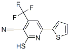 2-Mercapto-6-thien-2-yl-4-(trifluoromethyl)-pyridine-3-carbonitrile Structure,104960-50-1Structure