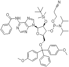 Bz-rA 亚磷酰胺结构式_104992-55-4结构式