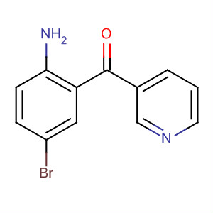 (2-氨基-5-溴苯基)(吡啶-3-基)甲酮结构式_105192-40-3结构式