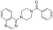 苯基[4-(4-喹唑啉)-1-哌嗪]甲酮结构式_1053655-62-1结构式