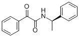 α-氧代-n-[(r)-1-苯基乙基]苯基乙酰胺结构式_10549-15-2结构式