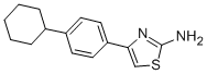 4-(4-环己基苯基)-1,3-噻唑-2-胺结构式_105512-86-5结构式