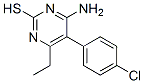 4-氨基-5-(4-氯苯)-6-乙基嘧啶-2-硫醇结构式_105640-70-8结构式