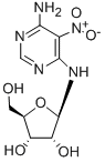(2R,3r,4s,5r)-2-[(6-amino-5-nitropyrimidin-4-yl)amino]-5-(hydroxymethyl)oxolane-3,4-diol Structure,105798-74-1Structure